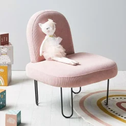 OSTARIA Mobili Bambini-Poltroncina bambino velluto Augustin