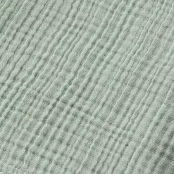 Poncho adulto in garza di cotone L/XL Gaïa Verde eucalipto