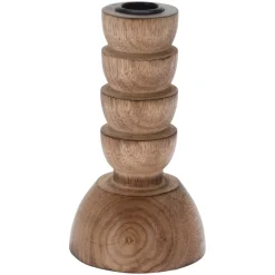KOOPMAN Candele Natalizie-Portacandele in (H15 cm) caldo Naturale