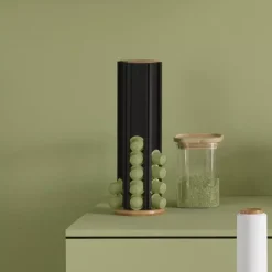 5 Five Simply Smart Cesti E Scatole Portaoggetti-Portacapsule caffè Nespresso e naturale
