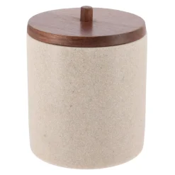 TENDANCE Accessori Bagno-Porta dischetti struccanti legno di Acacia Naturale