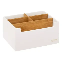 5 Five Simply Smart Accessori Bagno-Portaoggetti 5 scomparti Natureo