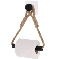 TENDANCE Accessori Water-Portarotolo adesivo per carta igienica in corda e bambù Harmonie