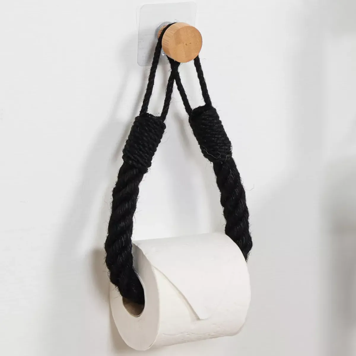 TENDANCE Contenitori Bagno|Accessori Water-Portarotolo - portasciugamani adesivo Easy Chic Corda