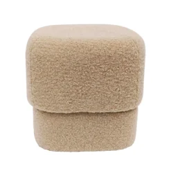 Pouf Bouclé (H40 cm) Modoro Beige