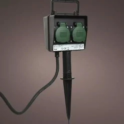 KAEMINGK Accessori Elettrici-Presa con picchetto da giardino programmabile