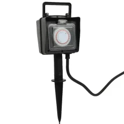 KAEMINGK Accessori Elettrici-Presa con picchetto da giardino programmabile