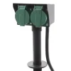 KAEMINGK Accessori Elettrici-Presa con picchetto da giardino 2 poli