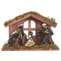 KAEMINGK Presepe-Presepe con natività Saint-Benjamin