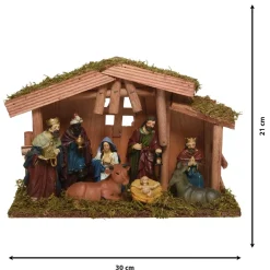 KAEMINGK Presepe-Presepe con natività Saint-Daniel