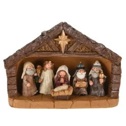 KOOPMAN Presepe-Presepe di Natale completo (H18,5 cm) Santa Martina