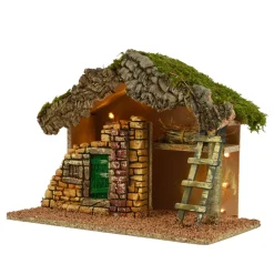 KAEMINGK Presepe-Presepe di Natale vuoto e luminoso (Altezza 24 cm) Saint-Clotaire
