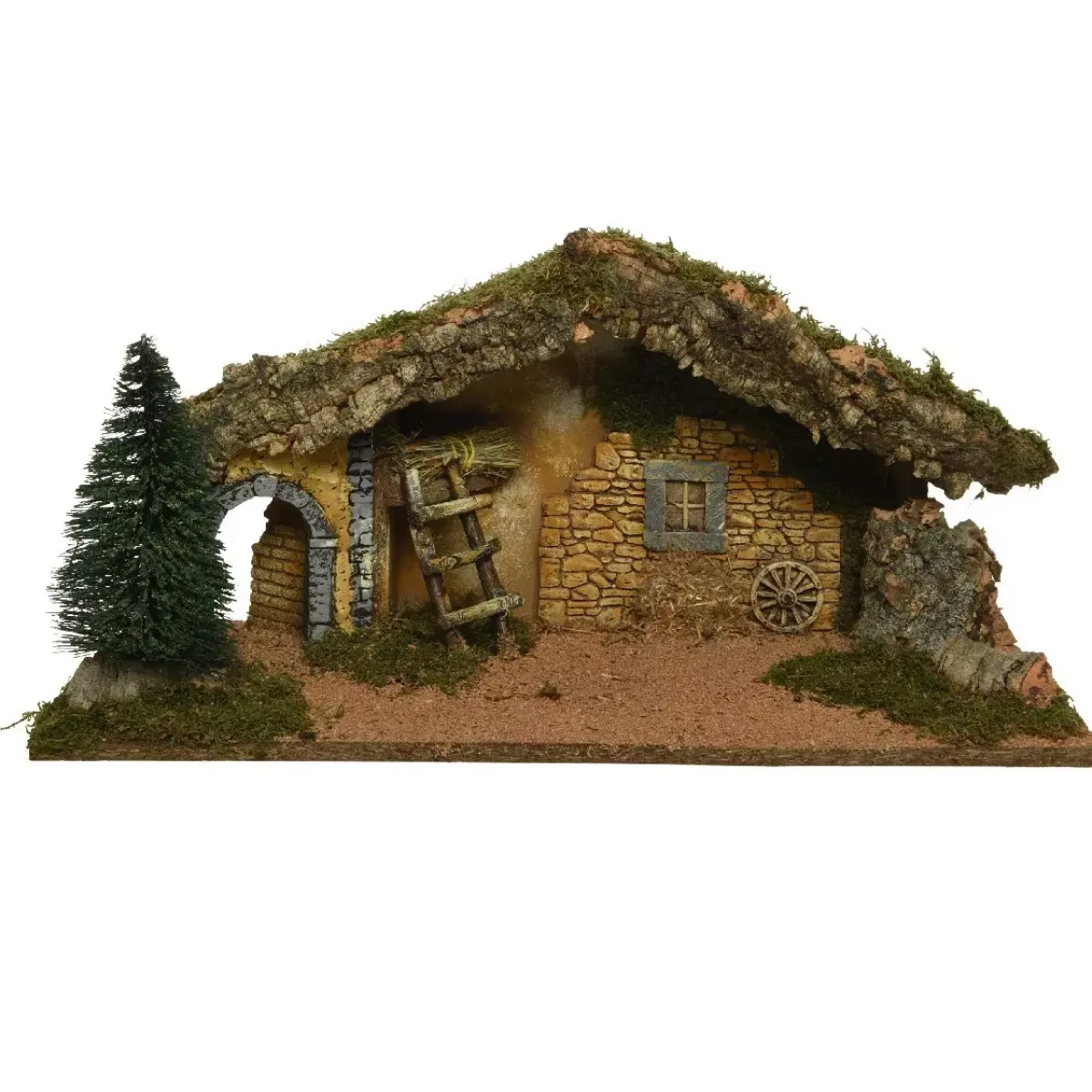 KAEMINGK Presepe-Presepe luminoso vuoto (25 cm) San Felice