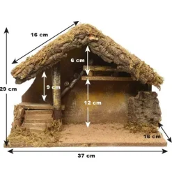 KAEMINGK Presepe-Presepe vuoto Saint-Maxime