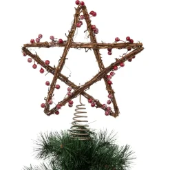 Feeric Lights & Christmas Puntali Per Albero Di Natale-Puntale albero Baies
