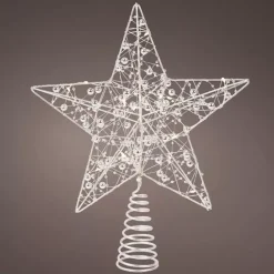 KAEMINGK Puntali Per Albero Di Natale-Puntale albero luminoso Angie /Bianco caldo