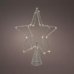 KAEMINGK Puntali Per Albero Di Natale-Puntale albero luminoso Stella panoramique