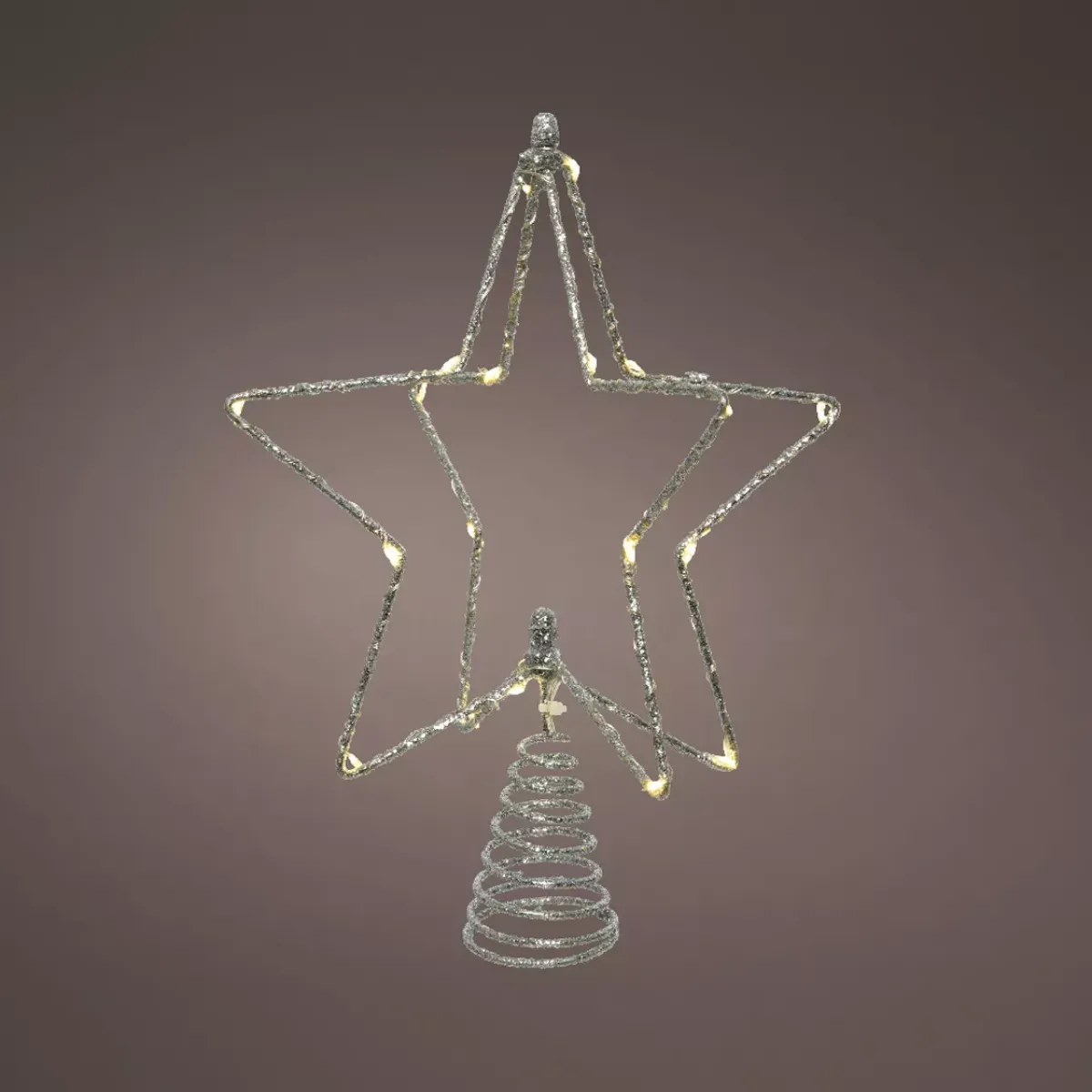 KAEMINGK Puntali Per Albero Di Natale-Puntale albero luminoso Stella panoramique