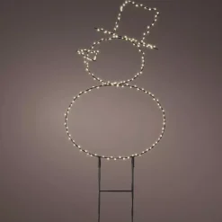 KAEMINGK Oggetti Decorativi E Illuminati-Pupazzo di neve luminoso Bianco 180 LED