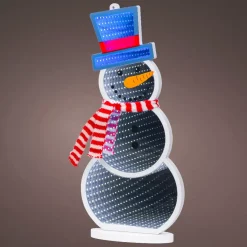KAEMINGK Decorazioni E Oggetti Natalizi|Oggetti Decorativi E Illuminati-Pupazzo di neve luminoso 137 LED (H40 cm) Infinity