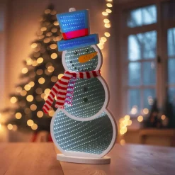 KAEMINGK Decorazioni E Oggetti Natalizi|Oggetti Decorativi E Illuminati-Pupazzo di neve luminoso 137 LED (H40 cm) Infinity