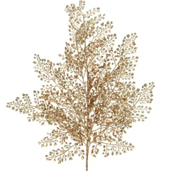 KAEMINGK Rami Artificiali-Ramo di foglie (H68 cm) Pioppo glitter
