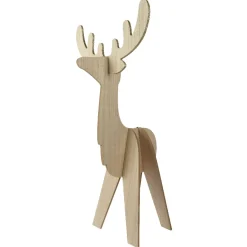 KAEMINGK Decorazioni E Oggetti Natalizi-Renna di Natale in legno (H48 cm) Stile scandinavo