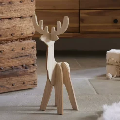 KAEMINGK Decorazioni E Oggetti Natalizi-Renna di Natale in legno (H48 cm) Stile scandinavo