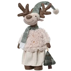 KAEMINGK Babbo Natale Animali E Personaggi-Renna di Natale in piedi (H82 cm) Signora Chic