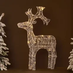 EMINZA Oggetti Decorativi E Illuminati|Personaggi E Oggetti Grande Dimensione-Renna luminosa flessibile 80 LED (H89 cm) Skoll
