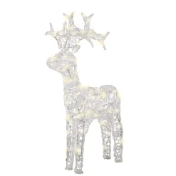 EMINZA Oggetti Decorativi E Illuminati|Personaggi E Oggetti Grande Dimensione-Renna luminosa flessibile 80 LED (H89 cm) Skoll