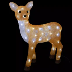 FEERIC LIGHTS Oggetti Decorativi E Illuminati-Renna luminosa 50 LED solare (H48 cm) Biche