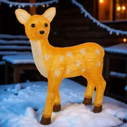 FEERIC LIGHTS Oggetti Decorativi E Illuminati-Renna luminosa 50 LED solare (H48 cm) Biche