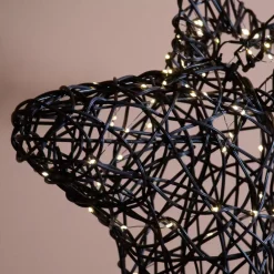 EMINZA Oggetti Decorativi E Illuminati|Personaggi E Oggetti Grande Dimensione-Renna luminosa 400 Micro LED (H160cm) Resina intrecciata