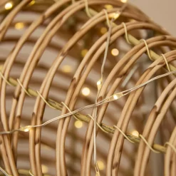 EMINZA Decorazioni E Oggetti Natalizi|Personaggi E Oggetti Grande Dimensione-Renna luminosa 1320 Micro LED (H180cm) Resina intrecciata Bianco caldo