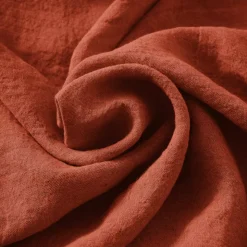 Runner letto lino lavato (90 x 200 cm) Louise Terracotta