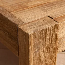 Salotto da giardino angolare in legno di acacia 6 posti 5 pezzi Bornéo Grigio antracite