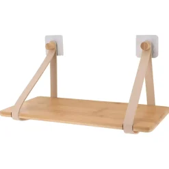 TENDANCE Contenitori Bagno-Scaffale adesivo in bambù (40 x H20 cm) Easy Chic