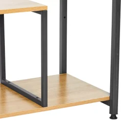 OSTARIA Librerie E Scaffali-Scaffale a 4 livelli in legno e metallo (H130 cm) Anny