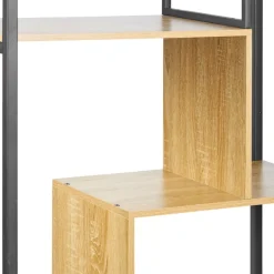 OSTARIA Librerie E Scaffali-Scaffale a 4 livelli in legno e metallo (H130 cm) Anny