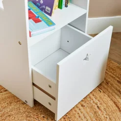 EMINZA Mobili Bambini-Scaffale bambino legno 4 scomparti (H154 cm) Stars