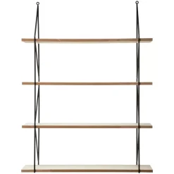 ATMOSPHERA Mensole-Scaffale da parete 4 ripiani (60 x 80 cm) Iris