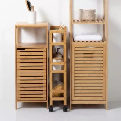 ATMOSPHERA Mobili Bagno-Scaffale 3 ripiani bambù (H74,5 cm) Pia
