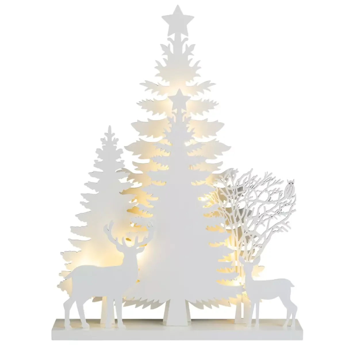 KAEMINGK Oggetti Decorativi E Illuminati|Decorazioni E Oggetti Natalizi-Scena luminosa Foresta a pile