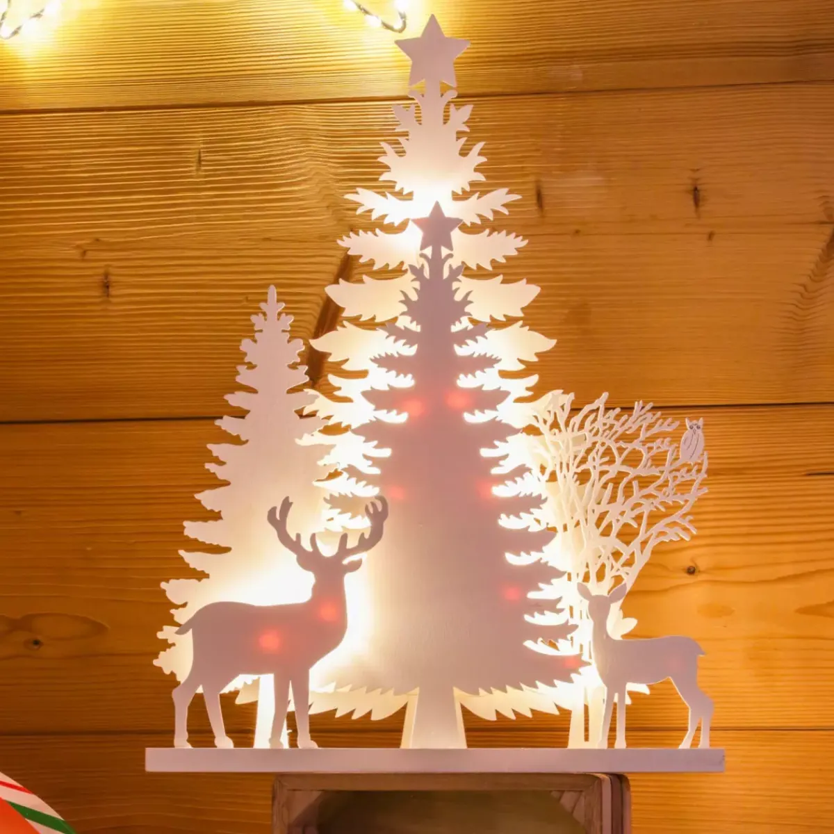 KAEMINGK Oggetti Decorativi E Illuminati|Decorazioni E Oggetti Natalizi-Scena luminosa Foresta a pile