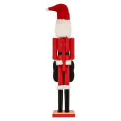 JJA Babbo Natale Animali E Personaggi|Personaggi E Oggetti Grande Dimensione-Schiaccianoci in legno (H90 cm) Ambroise e la sua lavagnetta