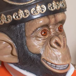KAEMINGK Babbo Natale Animali E Personaggi|Personaggi E Oggetti Grande Dimensione-Scimmia Gigante di Natale (H152 cm) Wilhem al vostro servizio