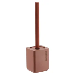 TENDANCE Accessori Water-Scopino per WC quadrato in poliresina incisa Sia mocha