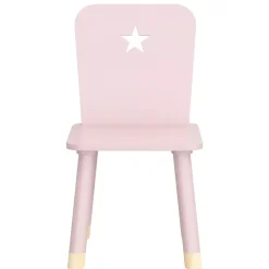 EMINZA Mobili Bambini-Sedia bambino legno (H50 cm) Stars