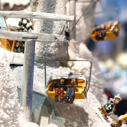 EMINZA Personaggi E Accessori Per Villaggio-Seggiovia e figurine per bambini “Impianto di risalita”